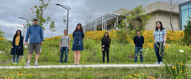 Summer 2021: (Left to Right): Tianyi, Zheng, Josh, Tiya, Zoya, Daniel, Belinda