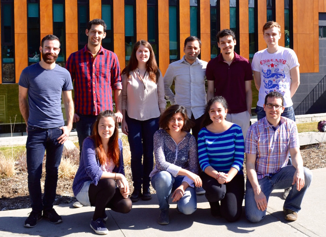 Spring 2016: (Top): Russ, Sam, Emily, Amir, Daniel, Paul (Bottom): Aoife, Nafiseh, Rachel, Josh